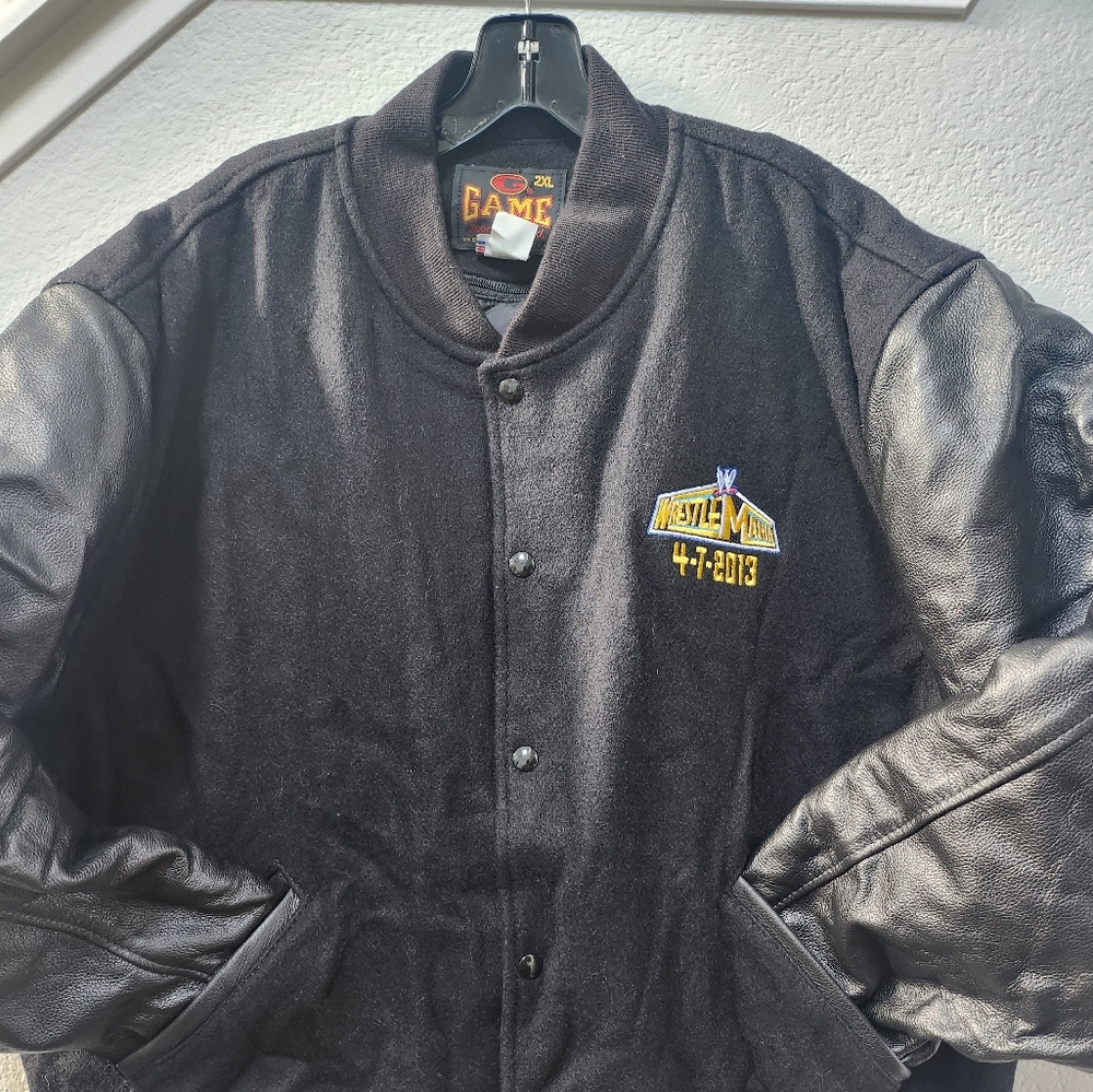 VINTAGE WRESTLE MANIA LETTERMAN JACKET